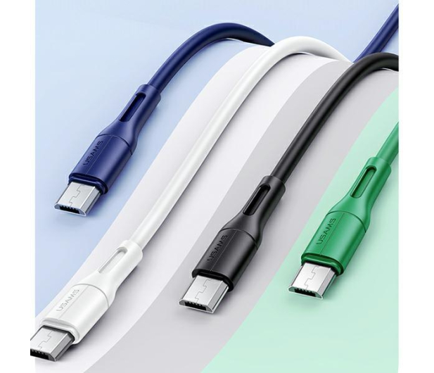 USAMS Kabel U68 microUSB 2A Fast Charge1m niebieski SJ502USB03 - 1569007 - zdjęcie 9